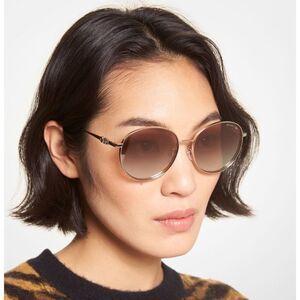 NWT MICHAEL KORS MK1119 10148G 57 GOLD Sunglasses
